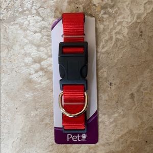 Red dog collar